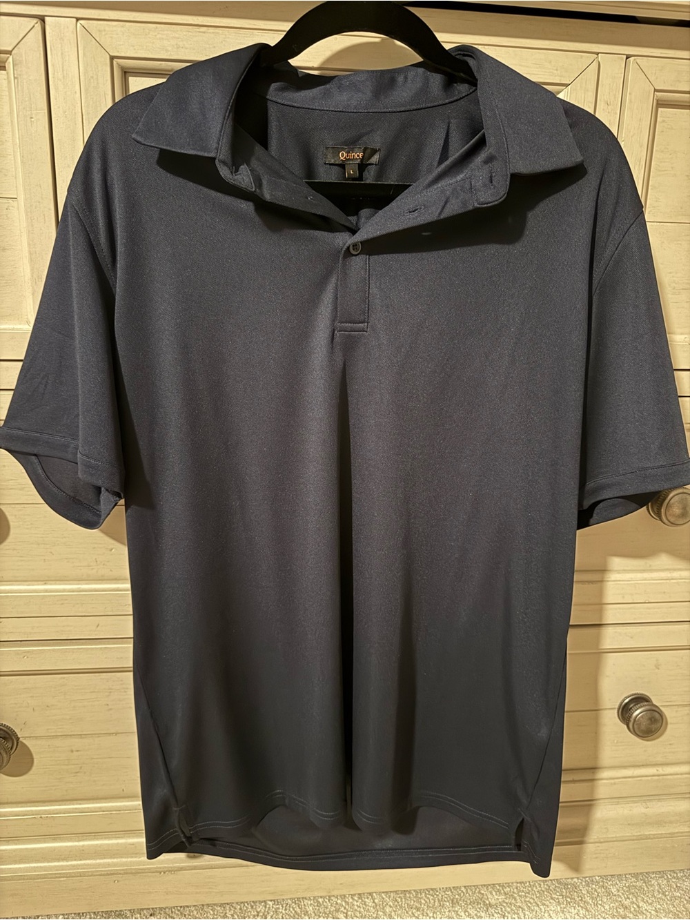 Quince Men's Dark Navy Performance Polo